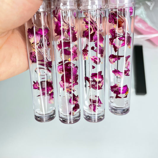 Rose Flower Lip Gloss Plumper