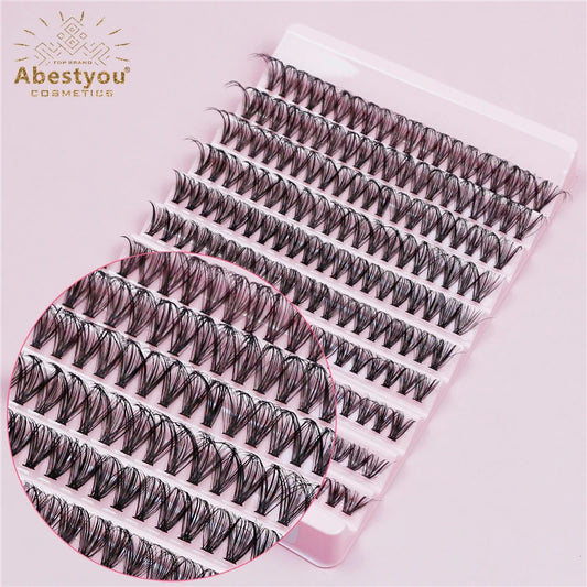 200pc 3d Individual Faux Mink Lashes Cluster